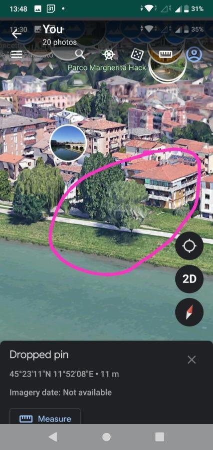 Vicino Al Prato Della Valle Intero Appartamento Parcheggio Facile Di Fronte Падуа Екстериор снимка