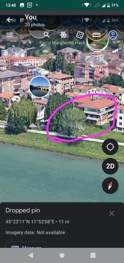 Vicino Al Prato Della Valle Intero Appartamento Parcheggio Facile Di Fronte Падуа Екстериор снимка